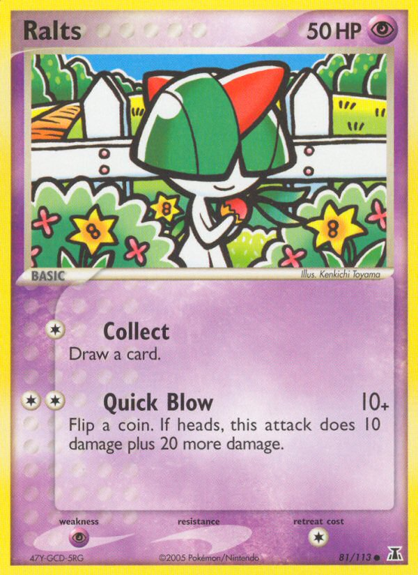 EX Delta Species Ralts #81/113